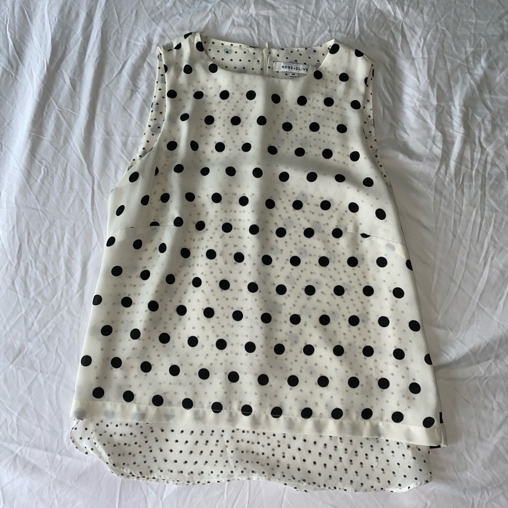 polka dot tank top